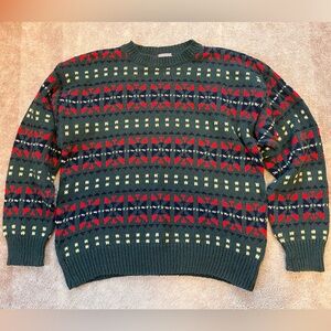 Mackinaw fair isle knitted sweater